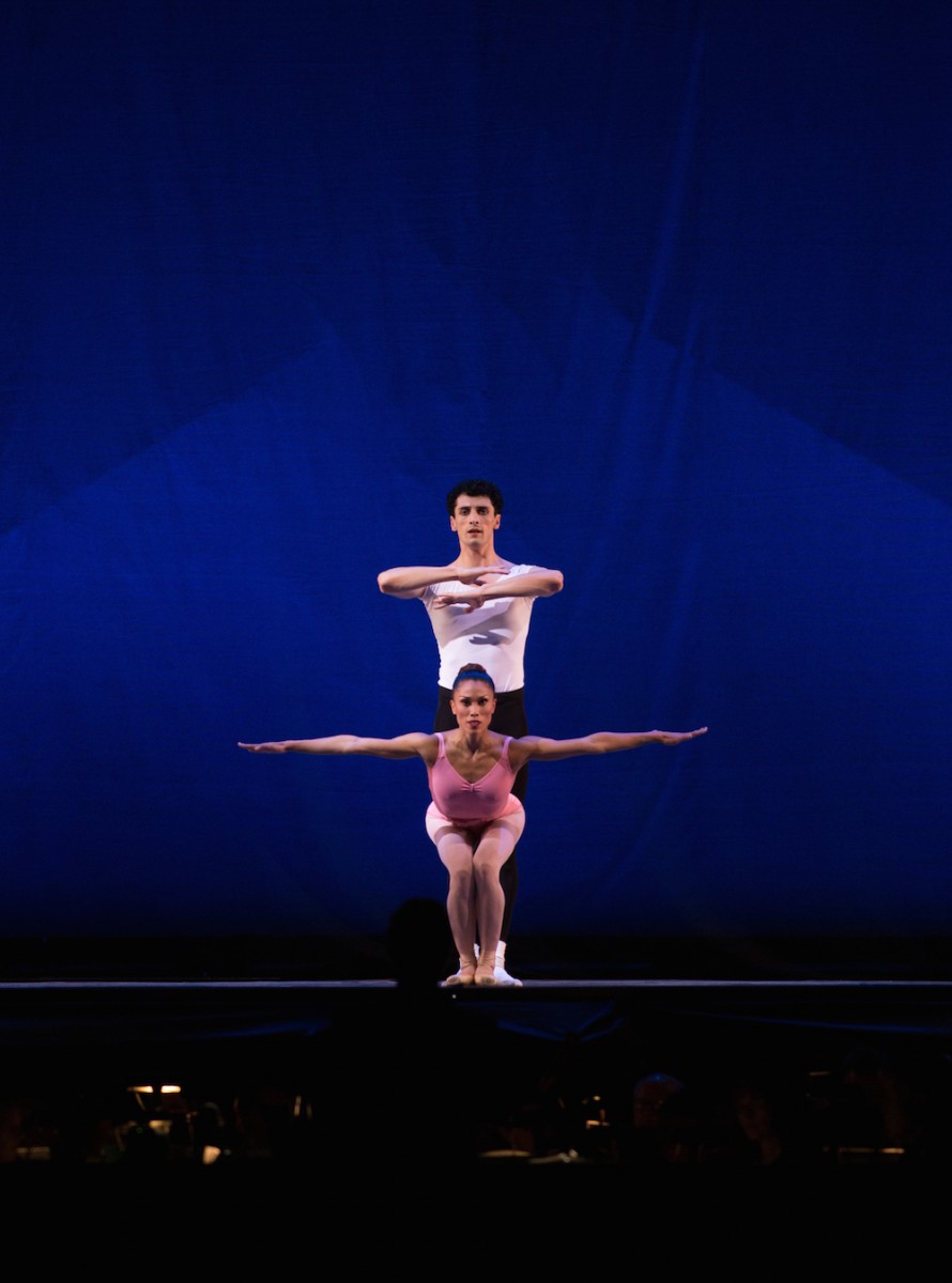 Lasha Khozashvili and Lia Cirio in Symphony in Three Movements AAAA©The George Balanchine Trust. Photo by Rosalie OaAAAAAAConnor. 